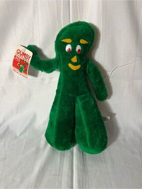 Vintage 1988 Gumby Plush 13 Inch Ace Novelty Stuffed Animal